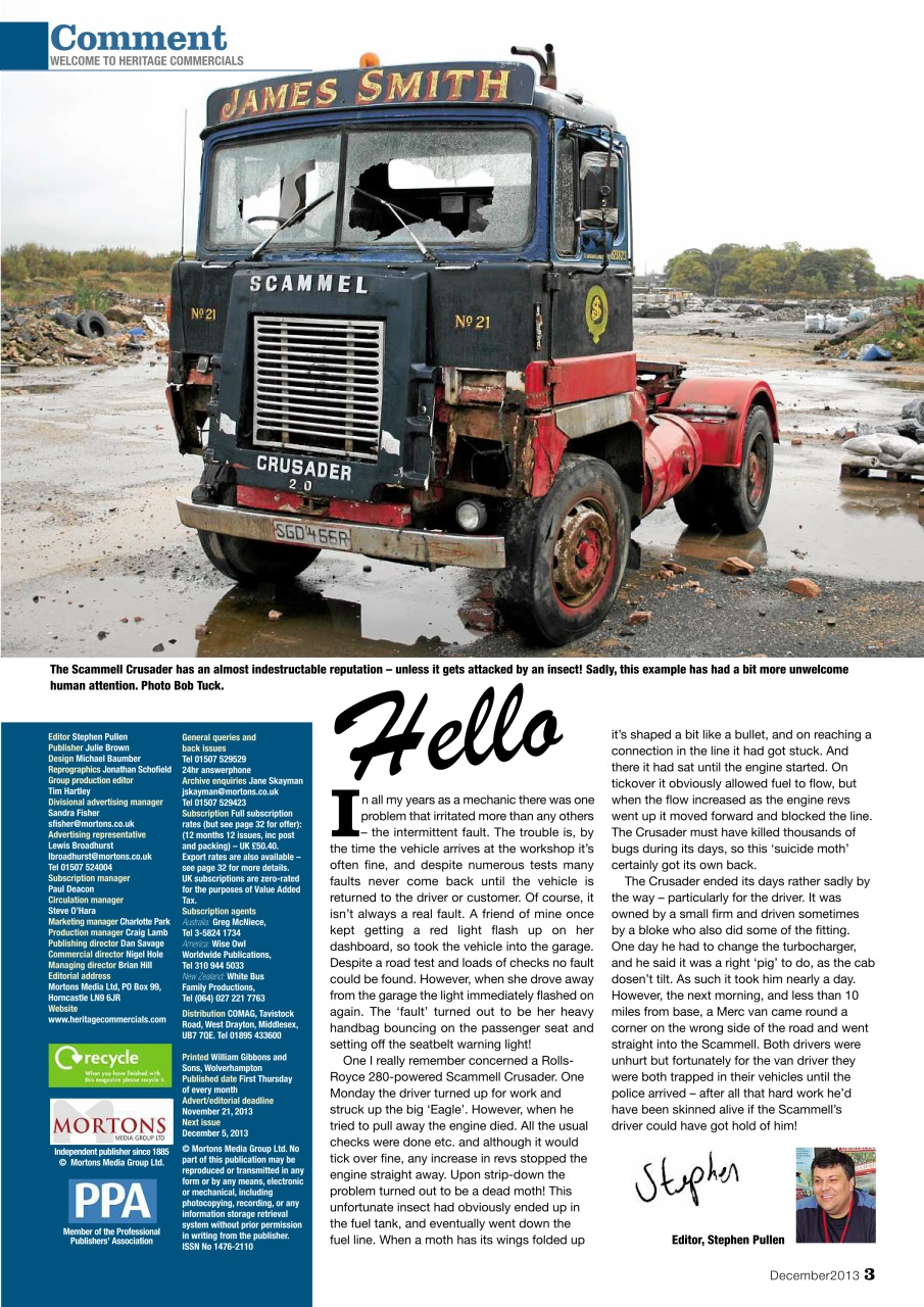 Heritage Commercials Magazine Preview Pages