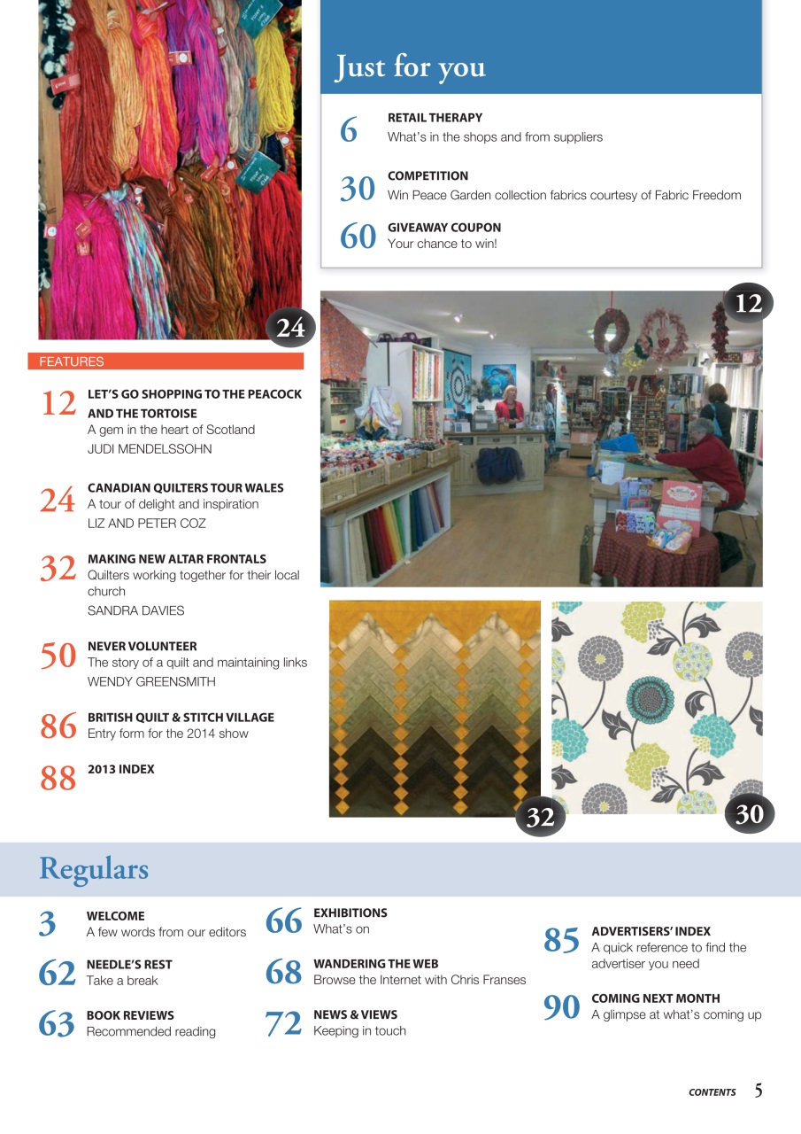 Patchwork and Quilting Preview Pages