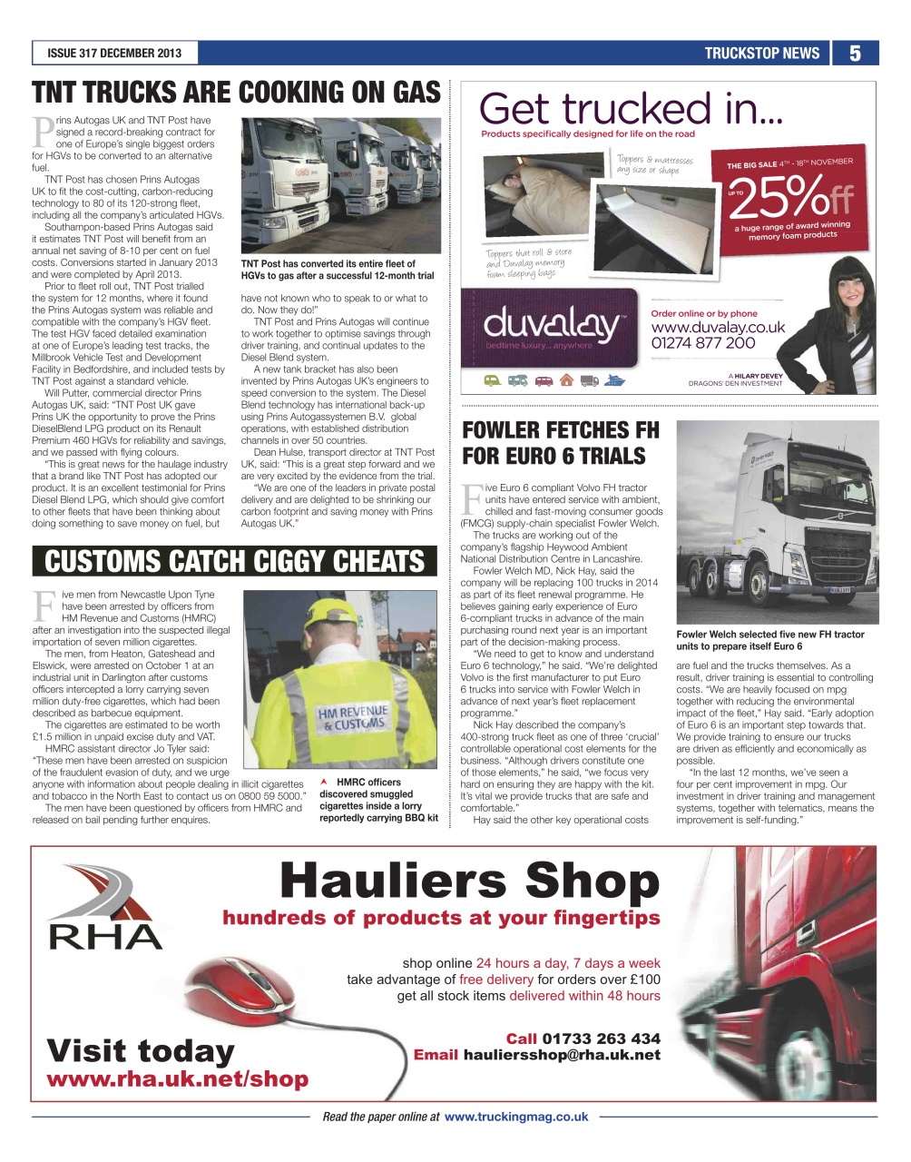 Truckstop News Preview Pages