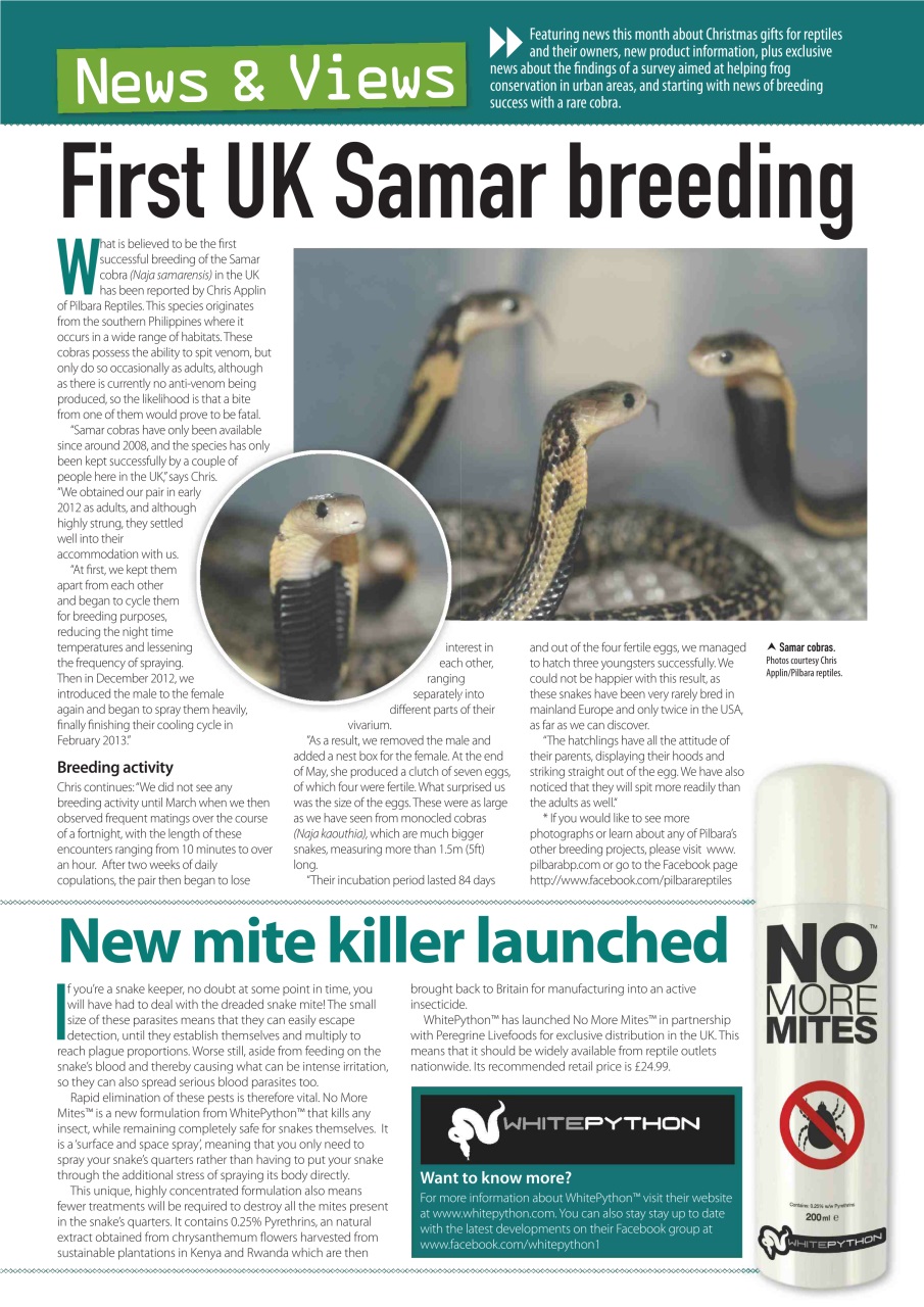 Practical Reptile Keeping Preview Pages