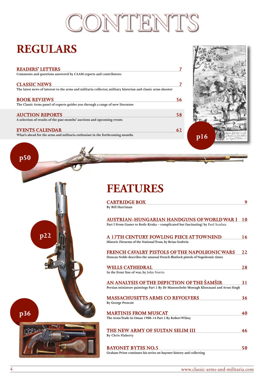 Classic Arms & Militaria Preview Pages