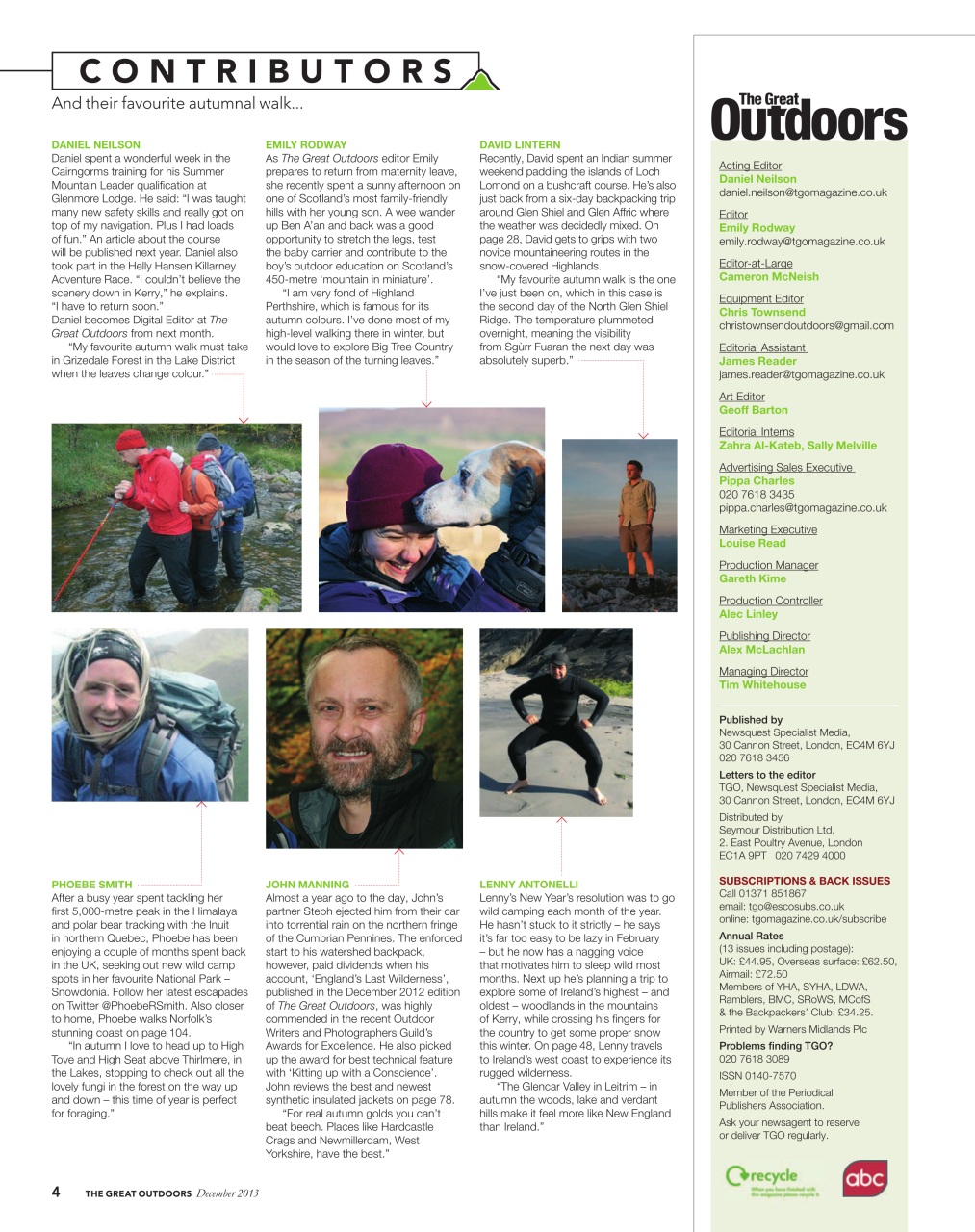 TGO - The Great Outdoors Magazine Preview Pages