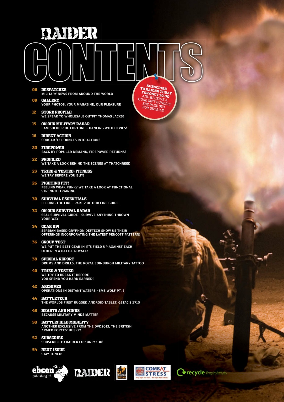 Raider Preview Pages