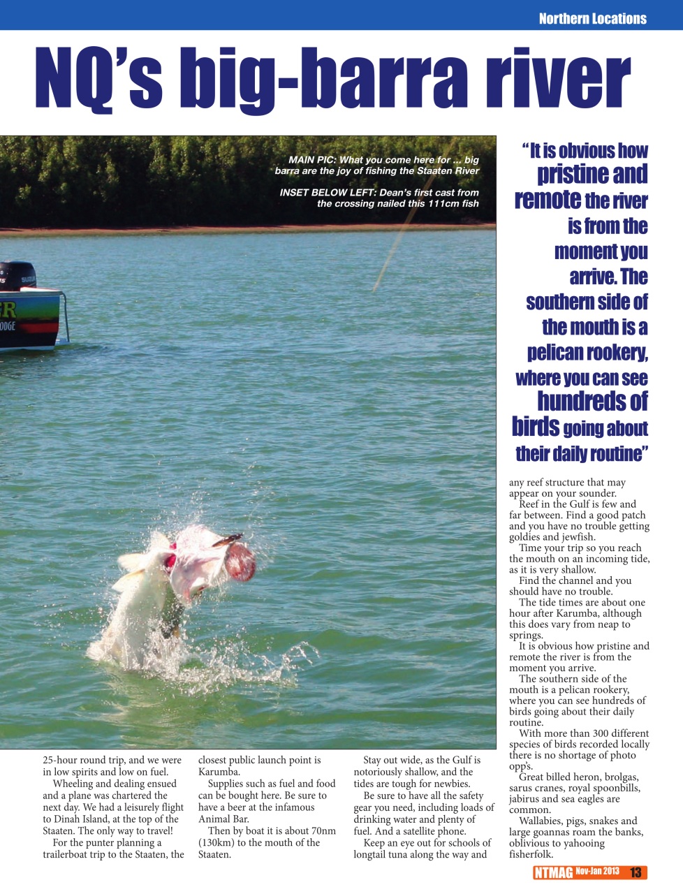 North Australian Fishing and Outdoors Magazine Preview Pages