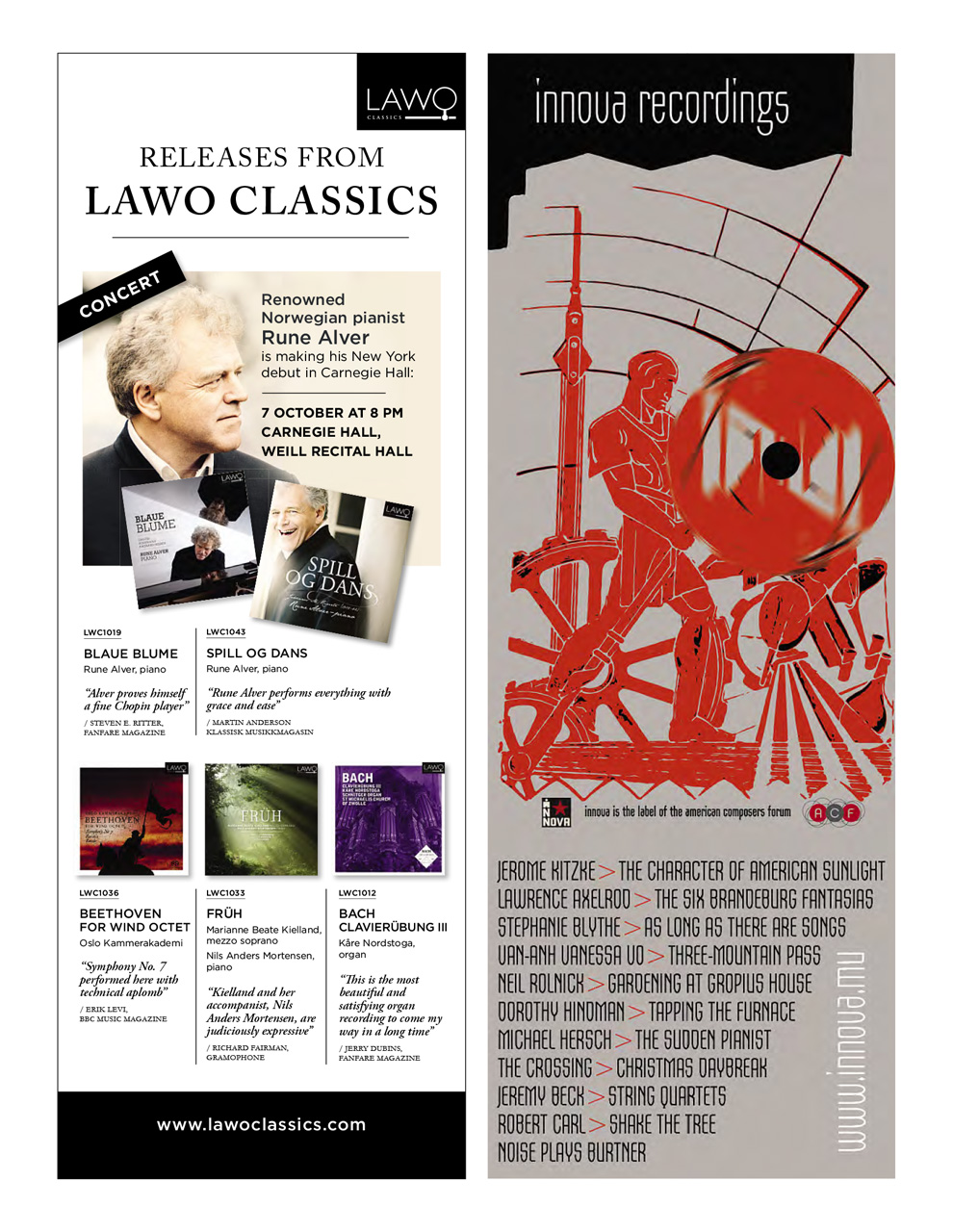 Gramophone Preview Pages