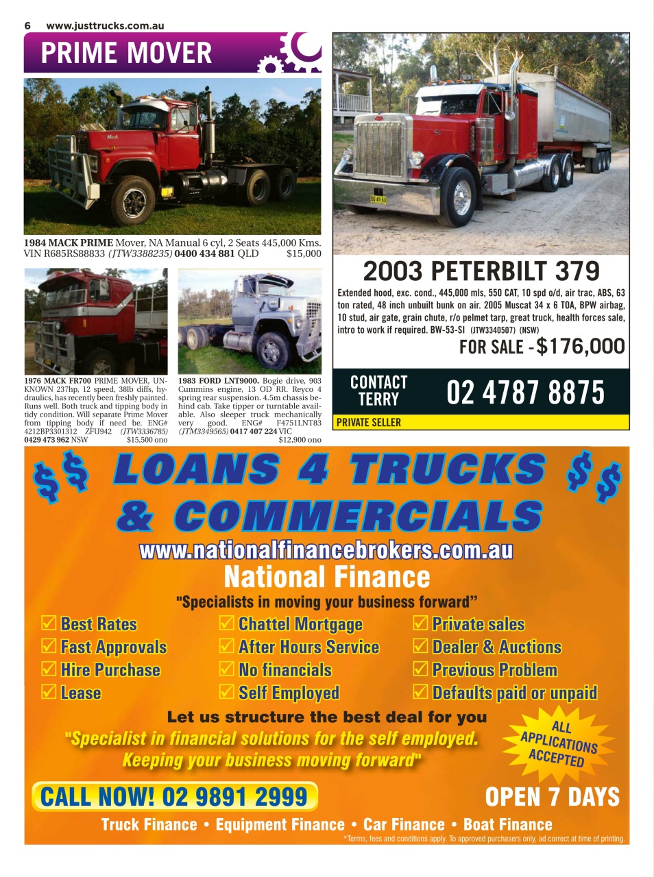 JUST TRUCKS Preview Pages