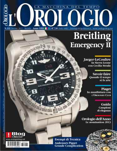 L'Orologio issue N. 221 ottobre 2013