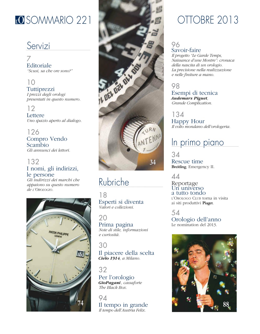 L'Orologio Preview Pages