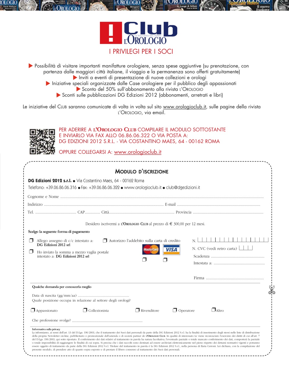 L'Orologio Preview Pages