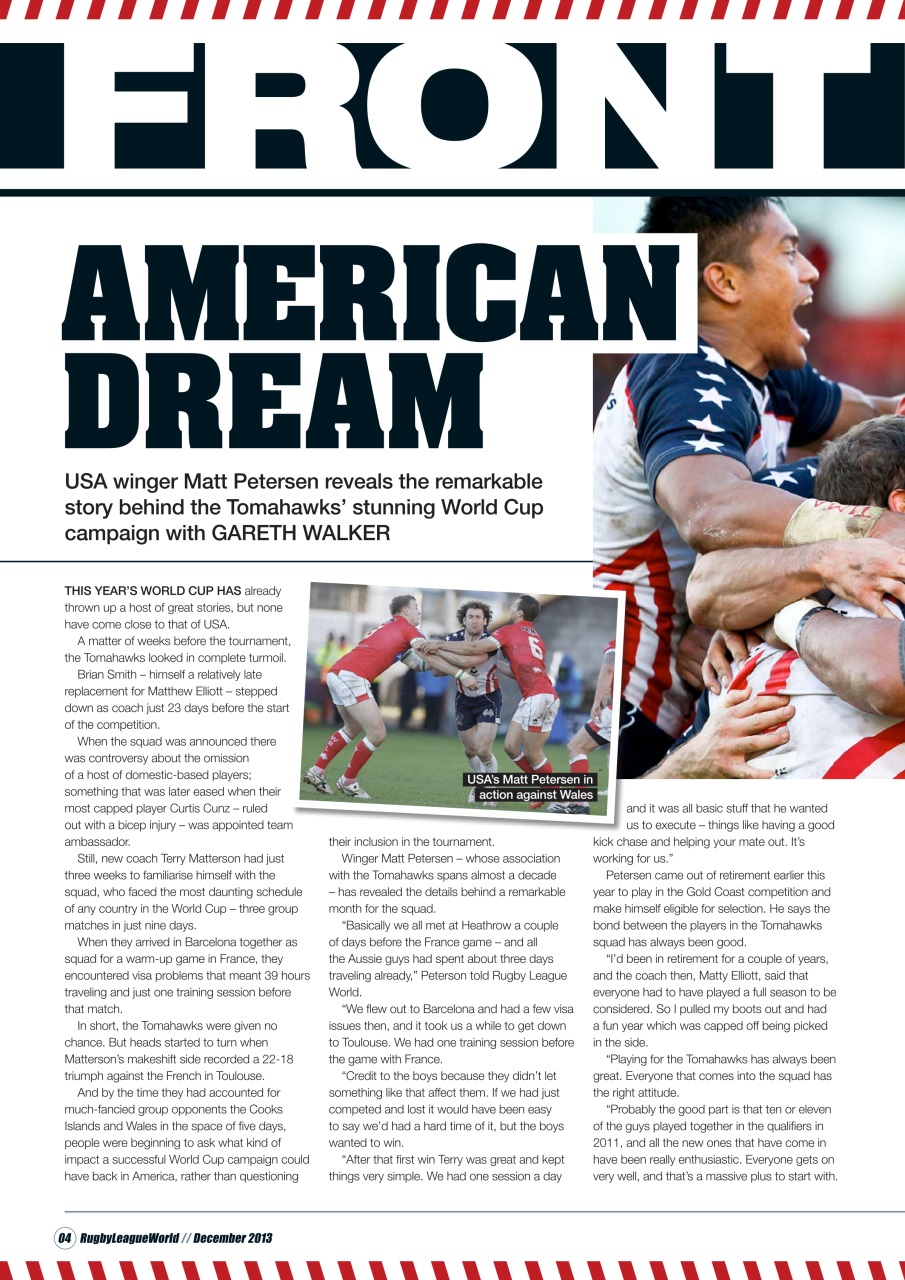 Rugby League World Preview Pages