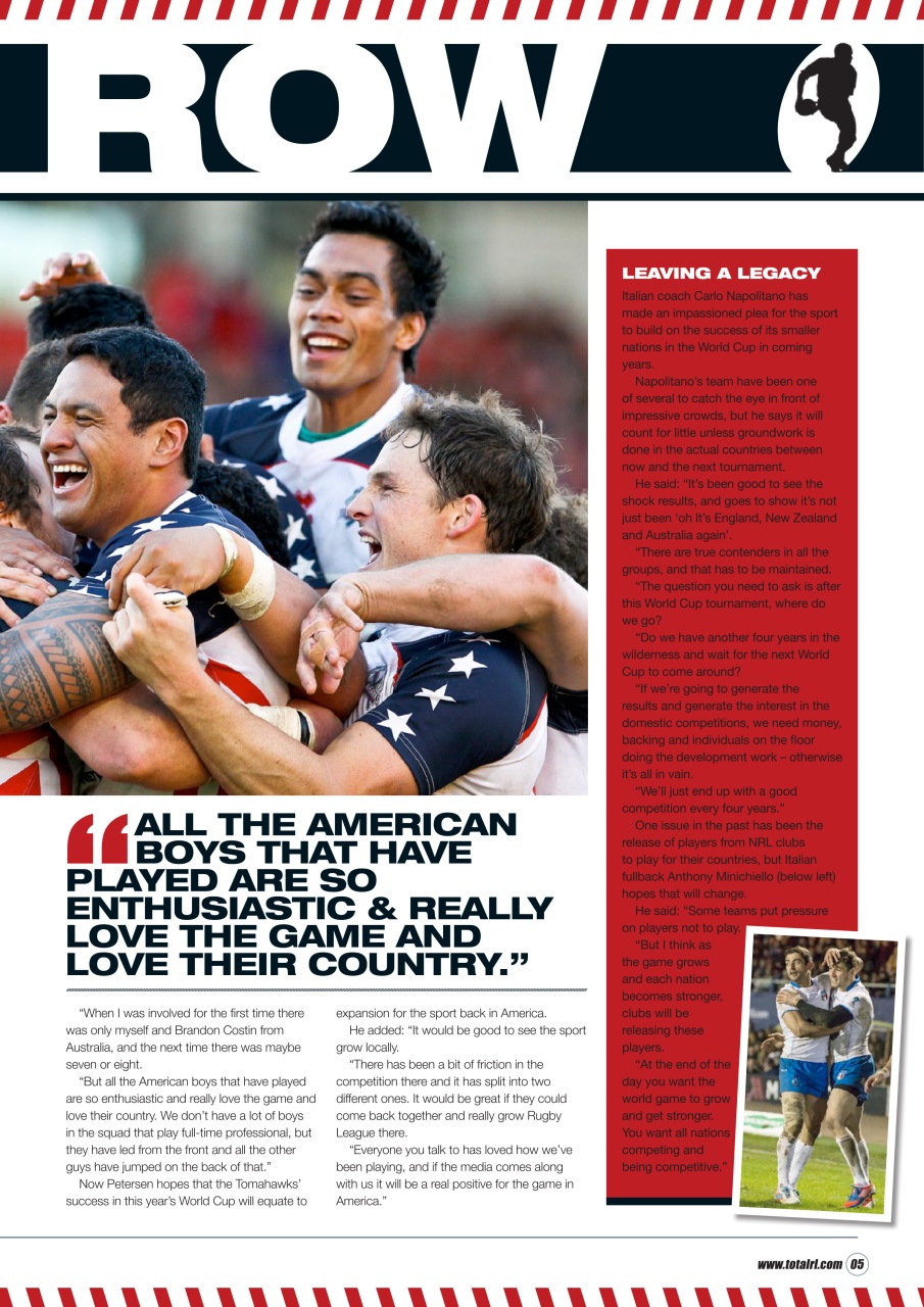 Rugby League World Preview Pages
