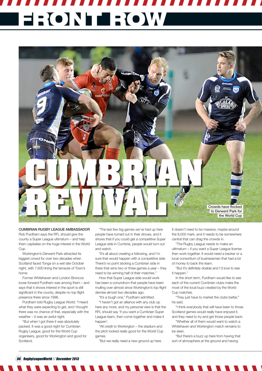 Rugby League World Preview Pages