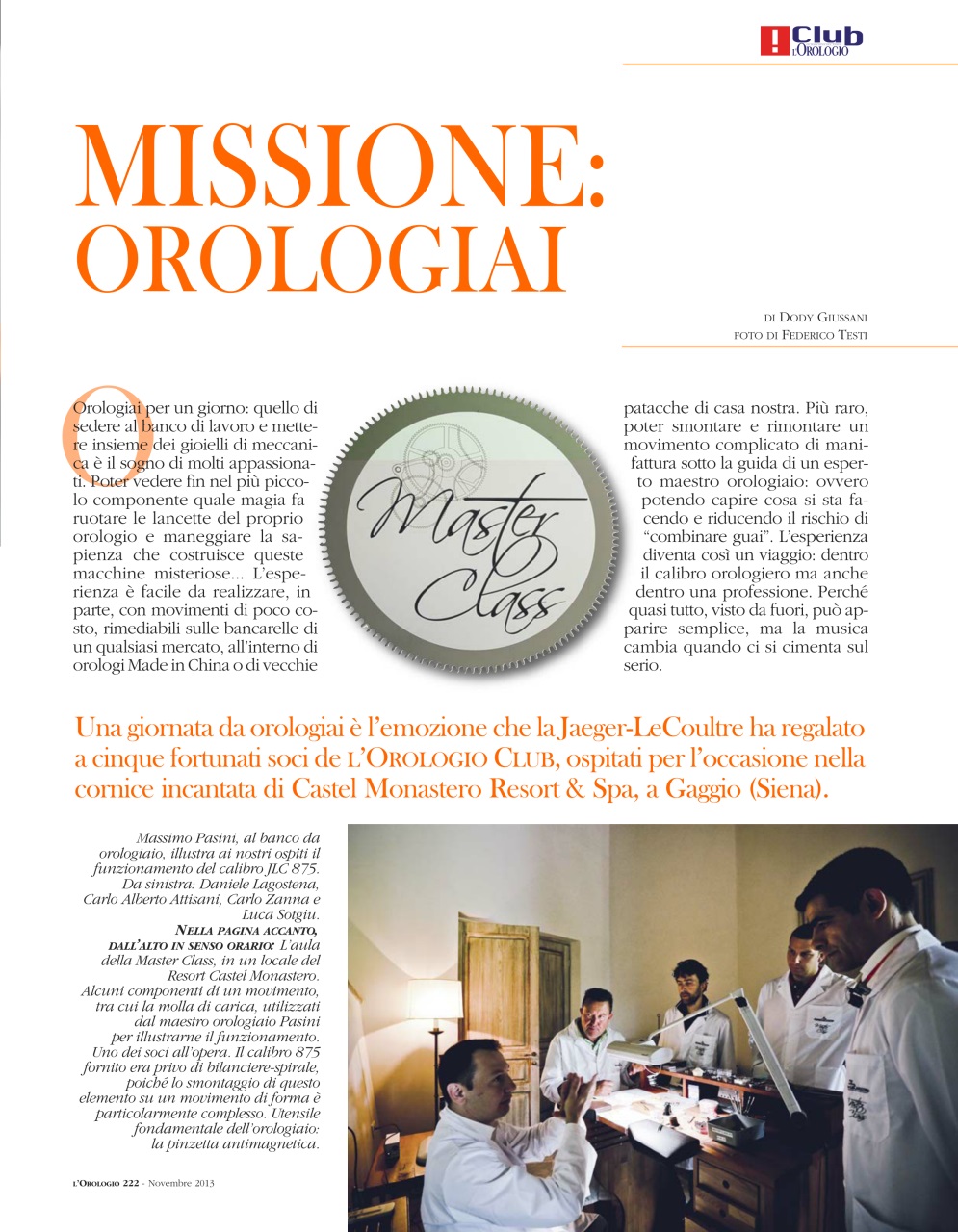 L'Orologio Preview Pages