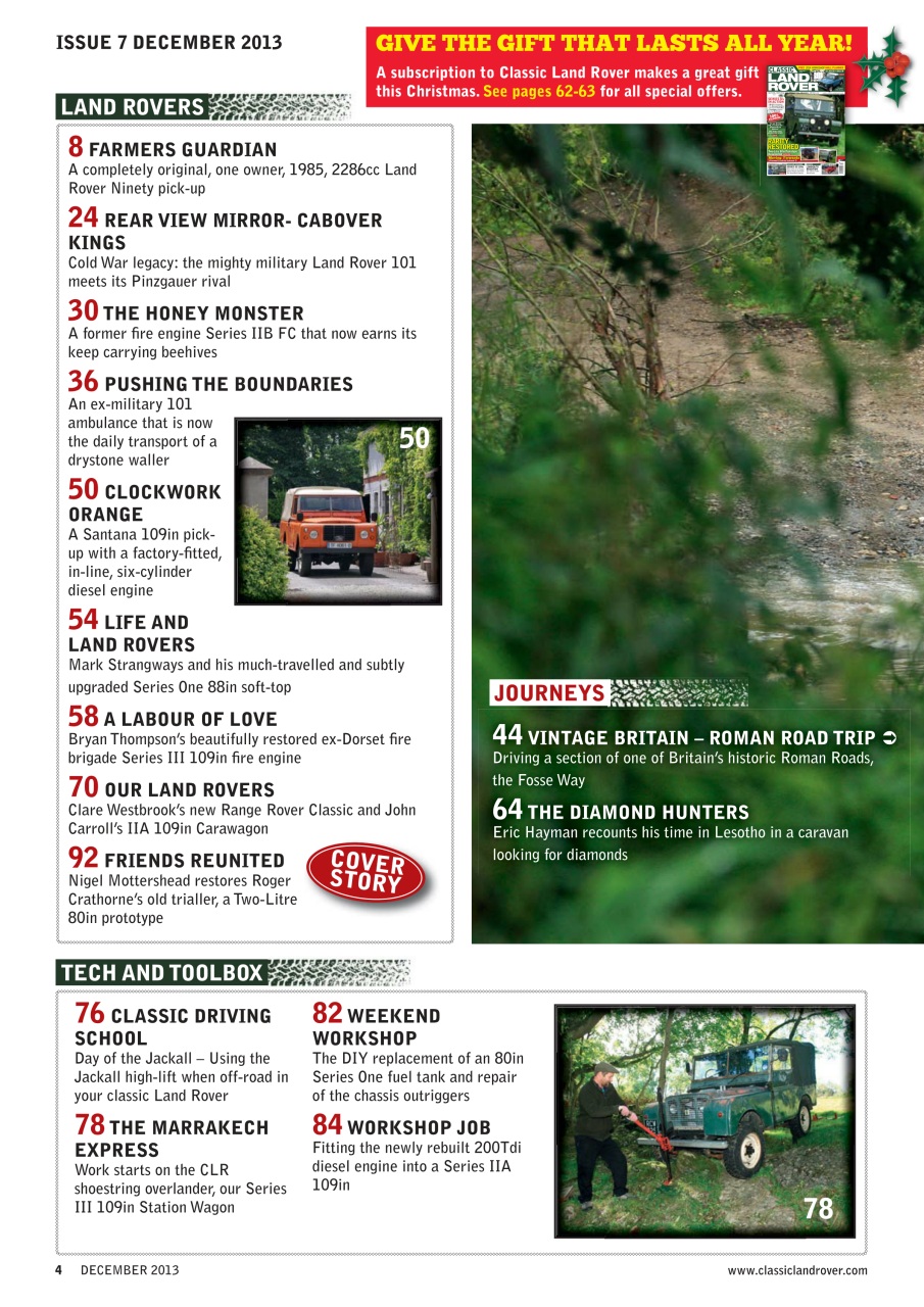 Classic Land Rover Magazine Preview Pages