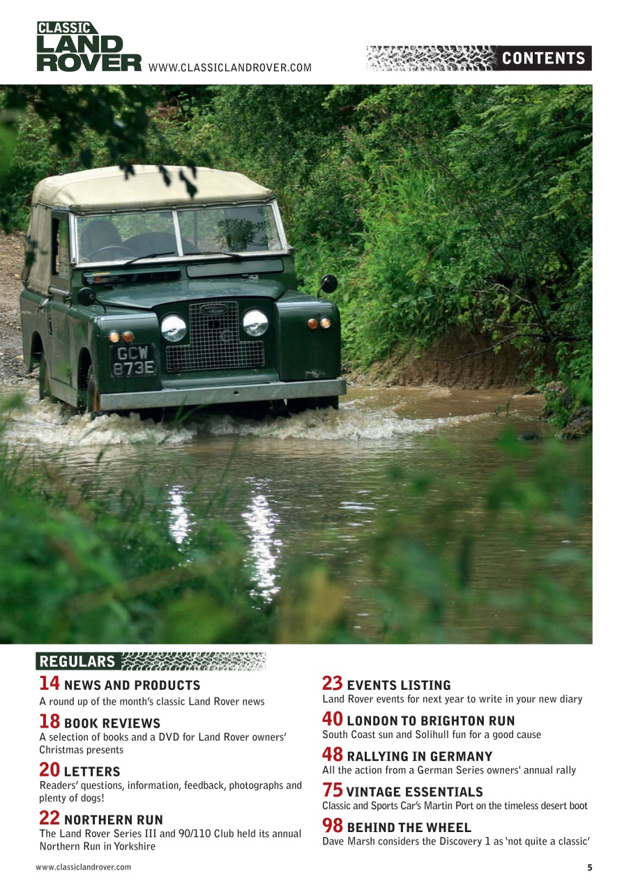 Classic Land Rover Magazine Preview Pages