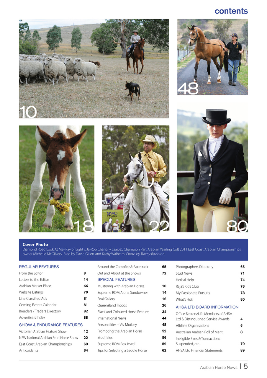 Australian Arabian Horse News Preview Pages