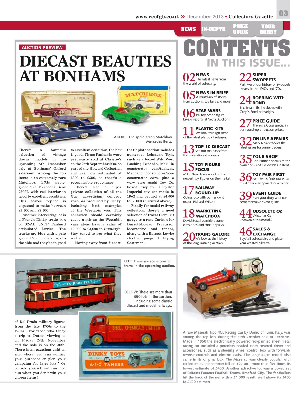 Collectors Gazette Preview Pages