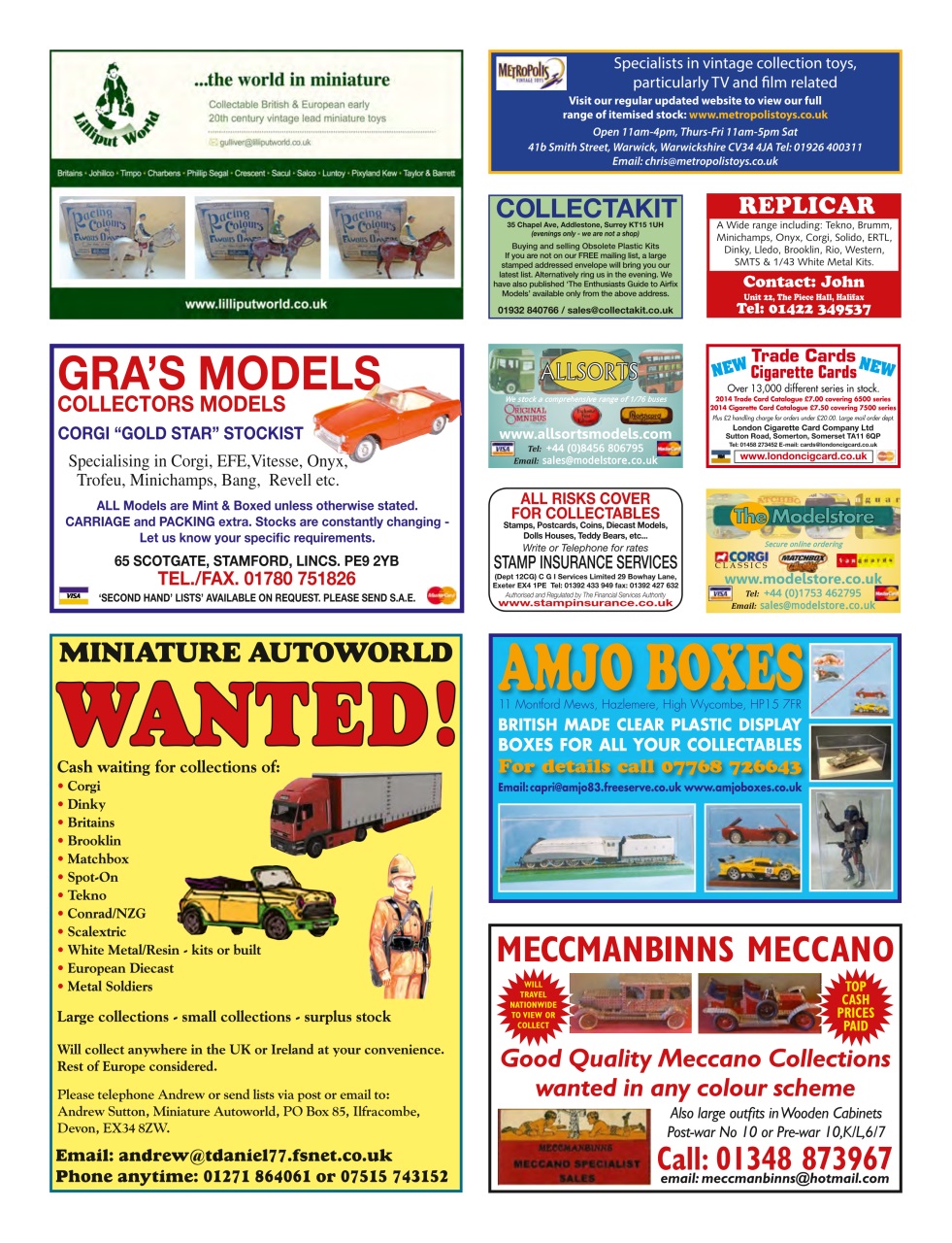 Collectors Gazette Preview Pages