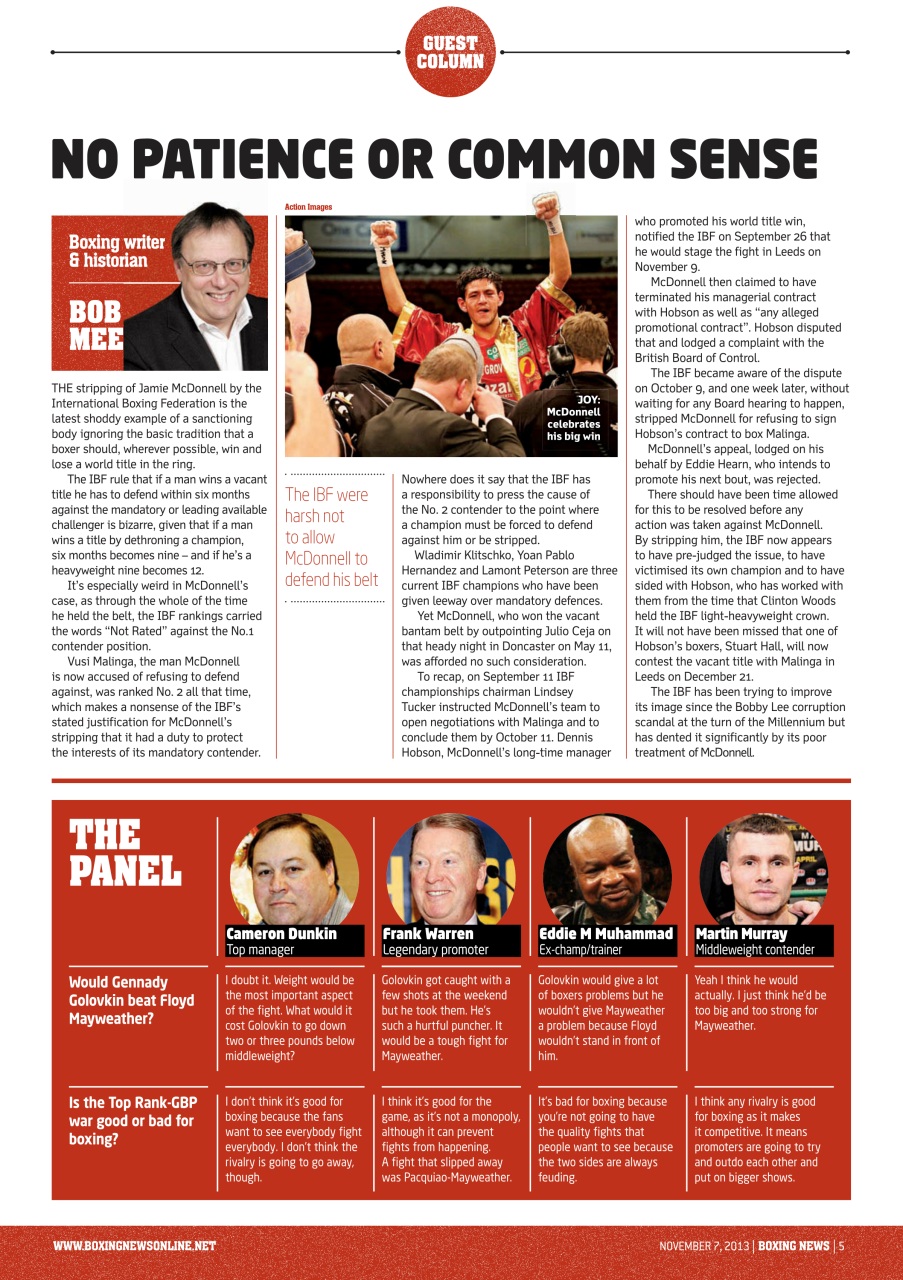 Boxing News Preview Pages