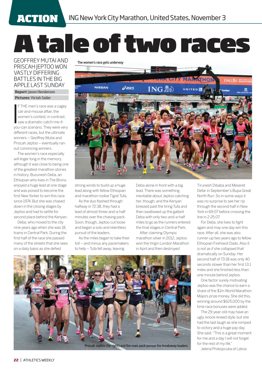 AW – Athletics Weekly Magazine Preview Pages