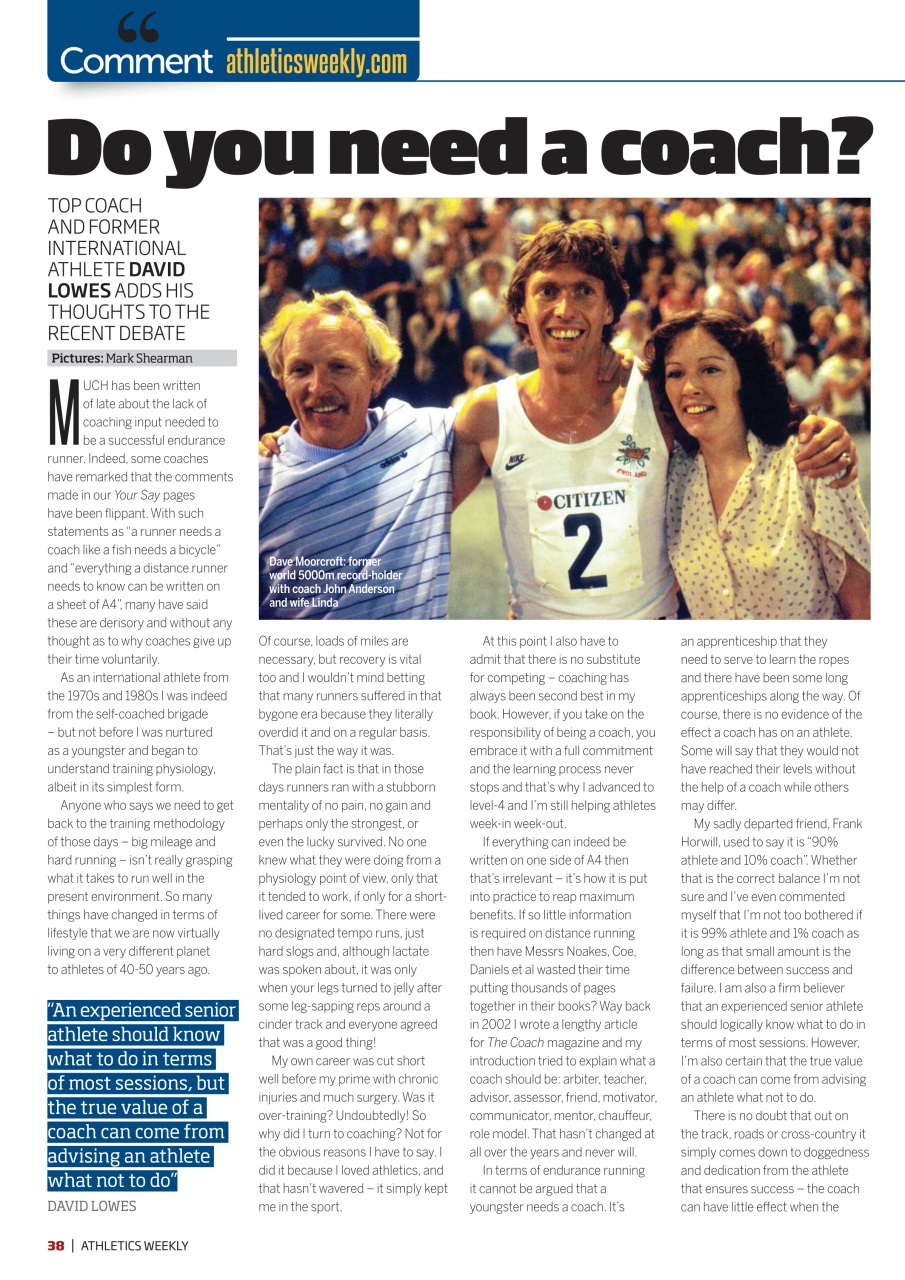 AW – Athletics Weekly Magazine Preview Pages