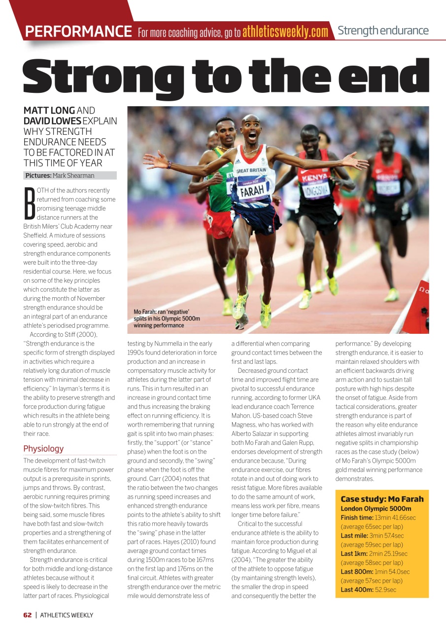 AW – Athletics Weekly Magazine Preview Pages