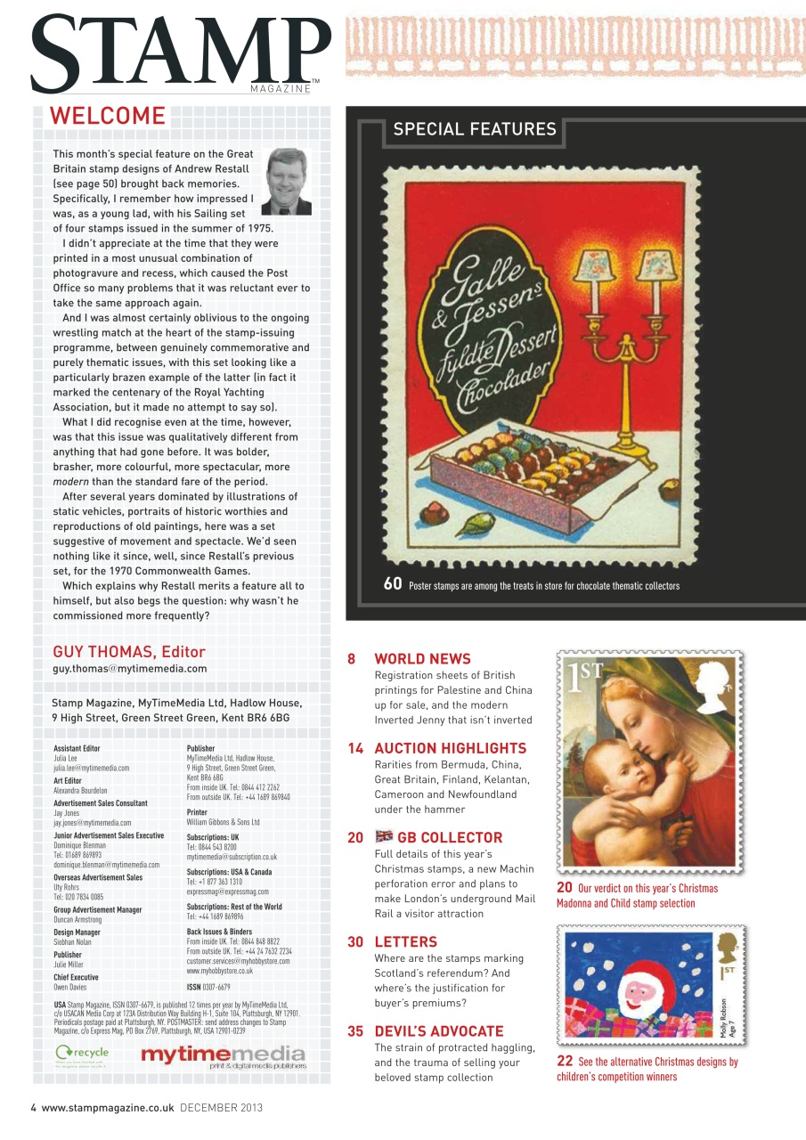 Stamp Magazine Preview Pages