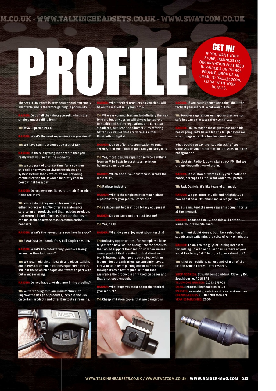 Raider Preview Pages