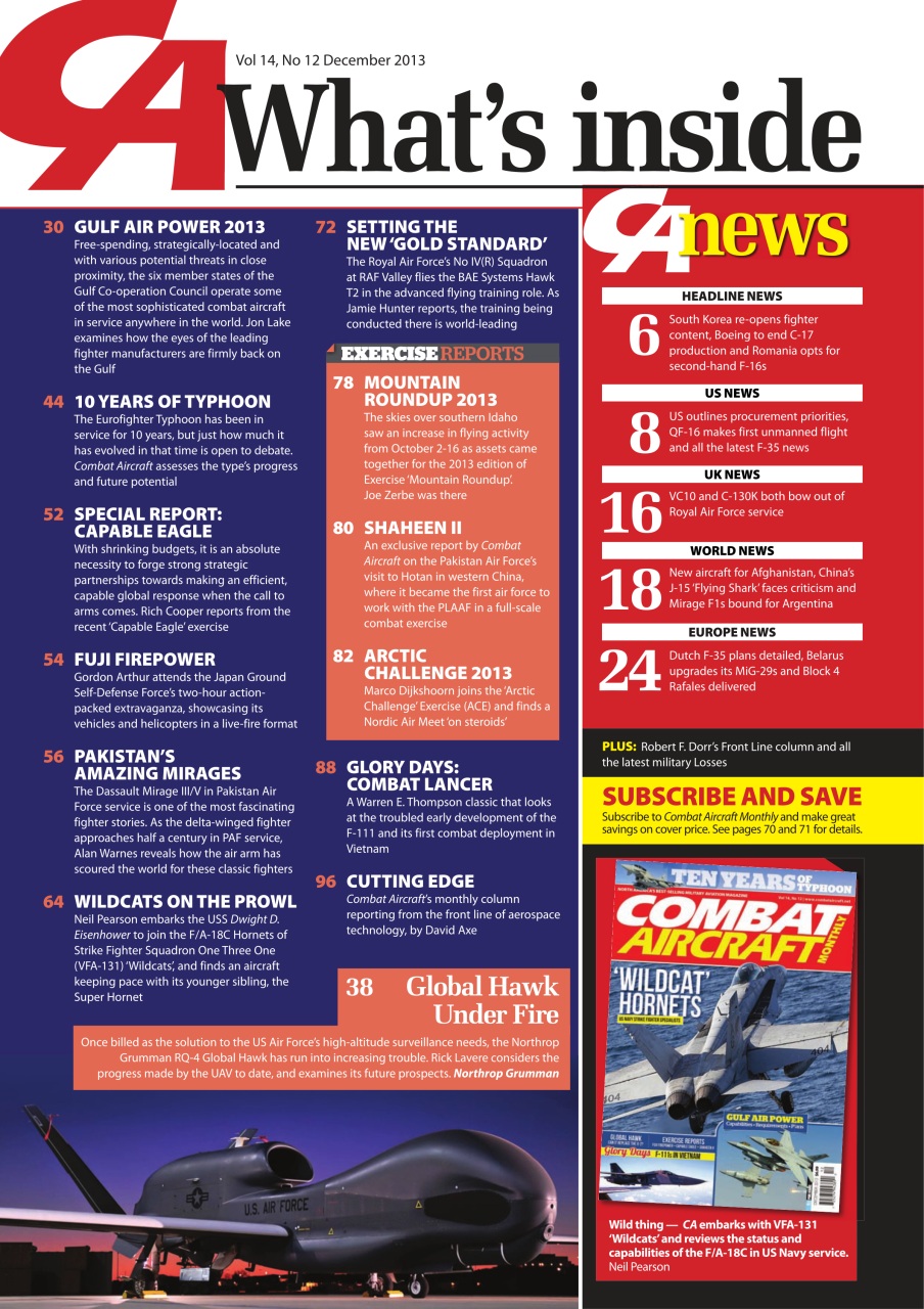 Combat Aircraft Journal Preview Pages