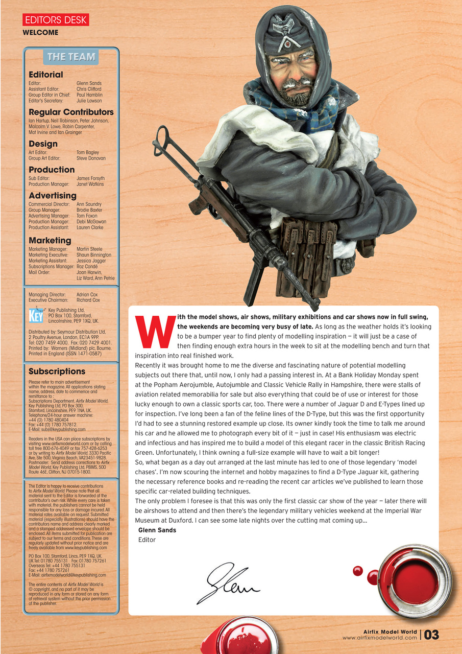 Airfix Model World Preview Pages