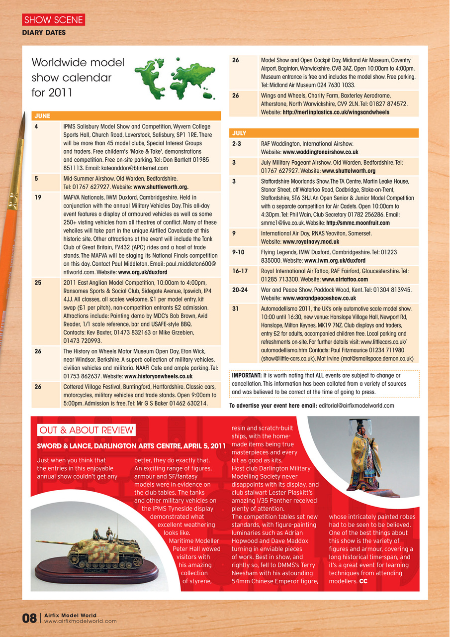 Airfix Model World Preview Pages