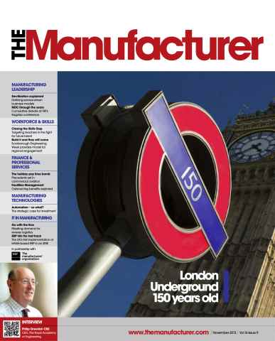 The Manufacturer issue The Manufacturer November 2013
