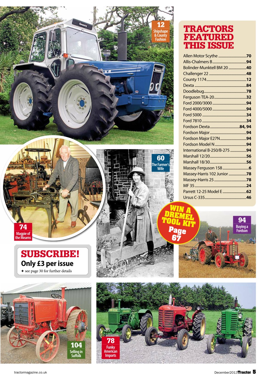Tractor & Farming Heritage Magazine Preview Pages