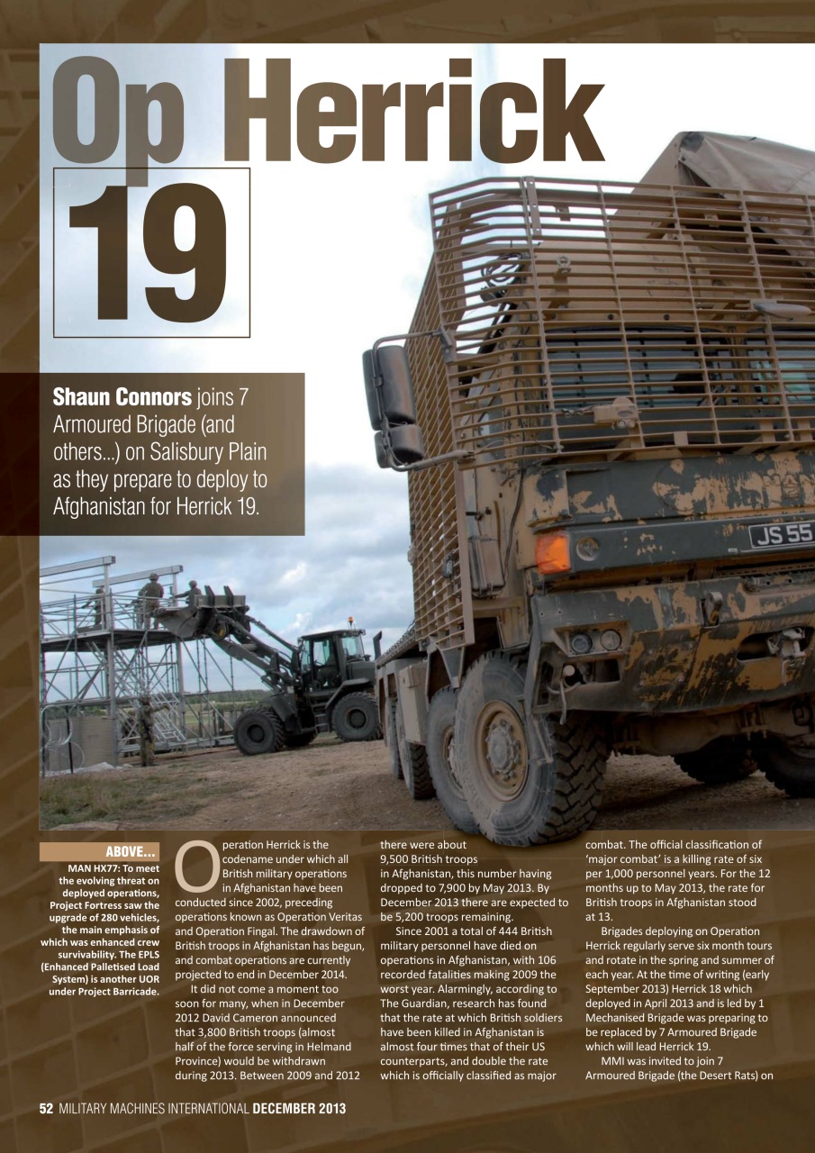 Military Machines International Preview Pages