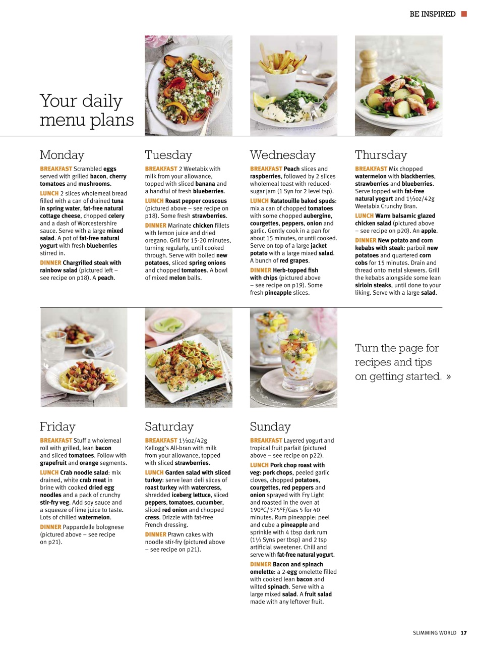 Slimming World Preview Pages