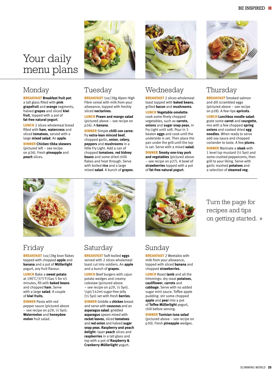 Slimming World Preview Pages