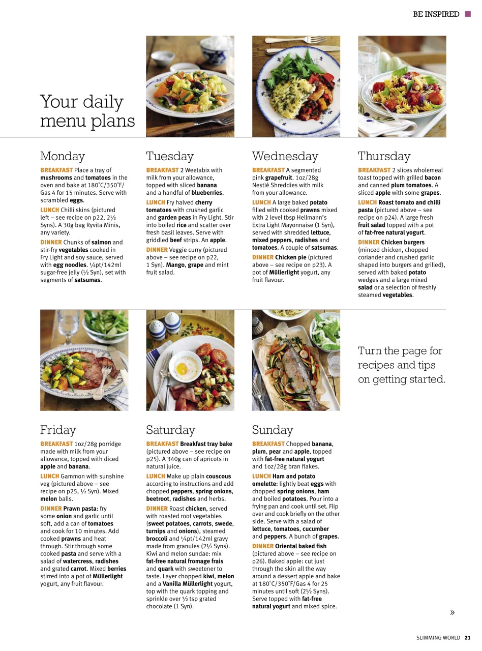 Slimming World Preview Pages