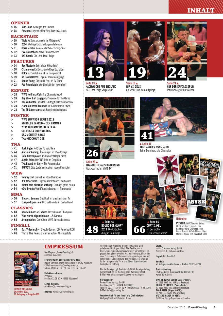 Power-Wrestling Preview Pages