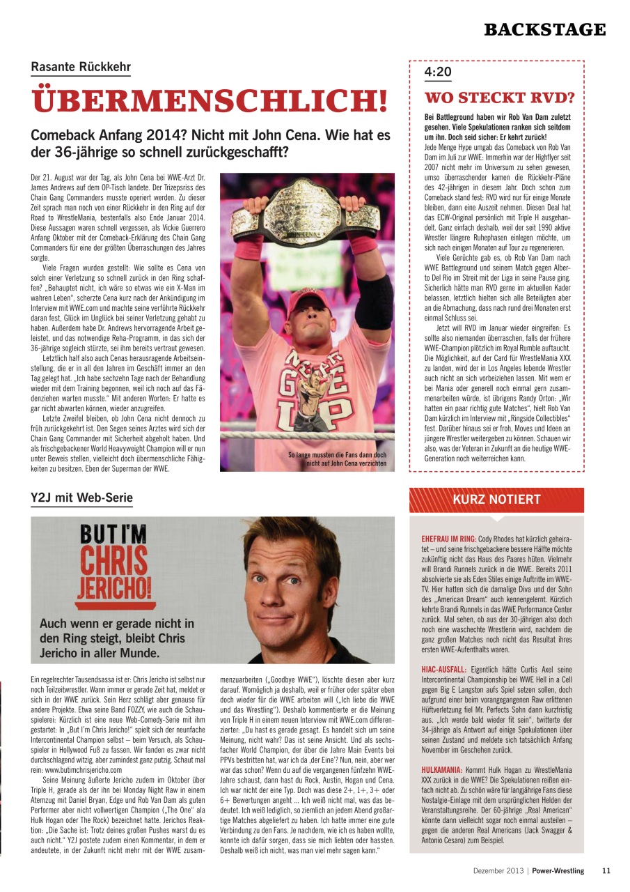 Power-Wrestling Preview Pages