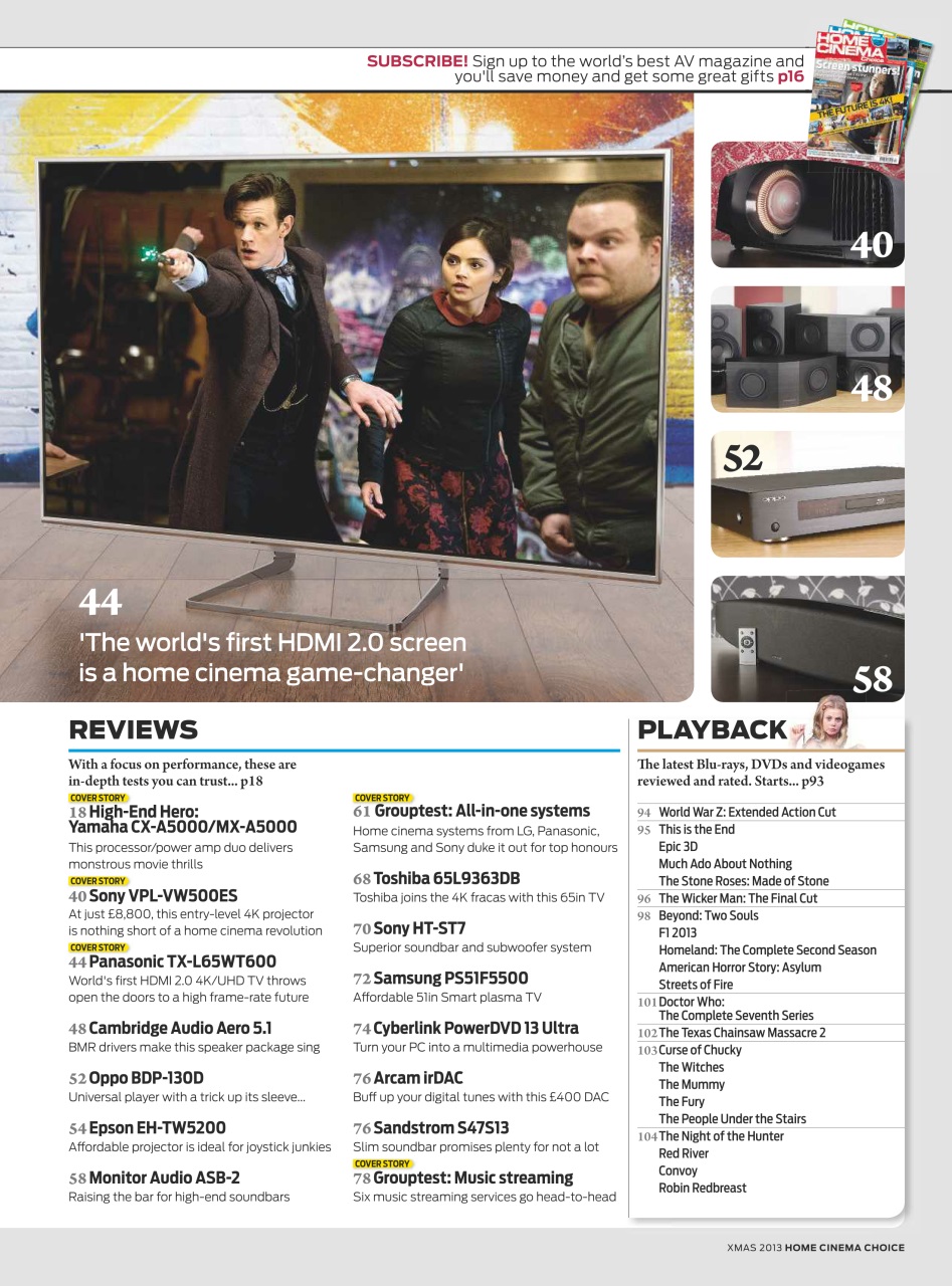 Home Cinema Choice Preview Pages