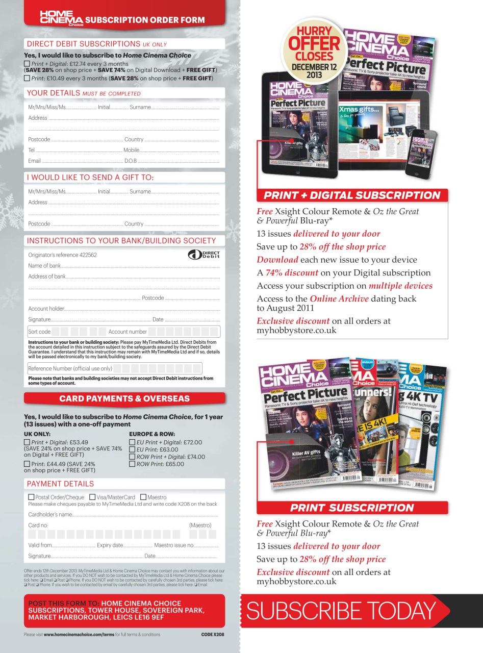 Home Cinema Choice Preview Pages