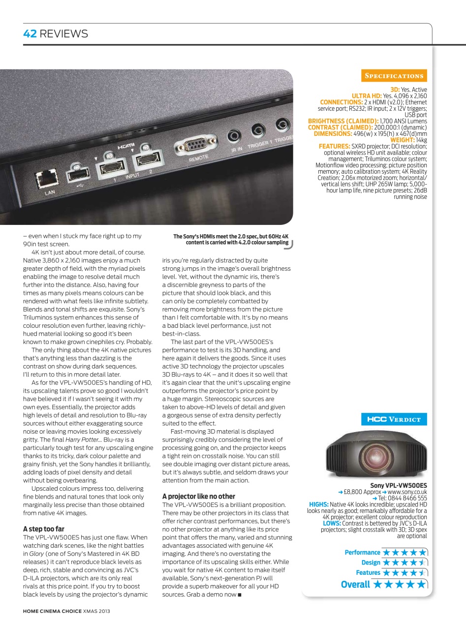 Home Cinema Choice Preview Pages
