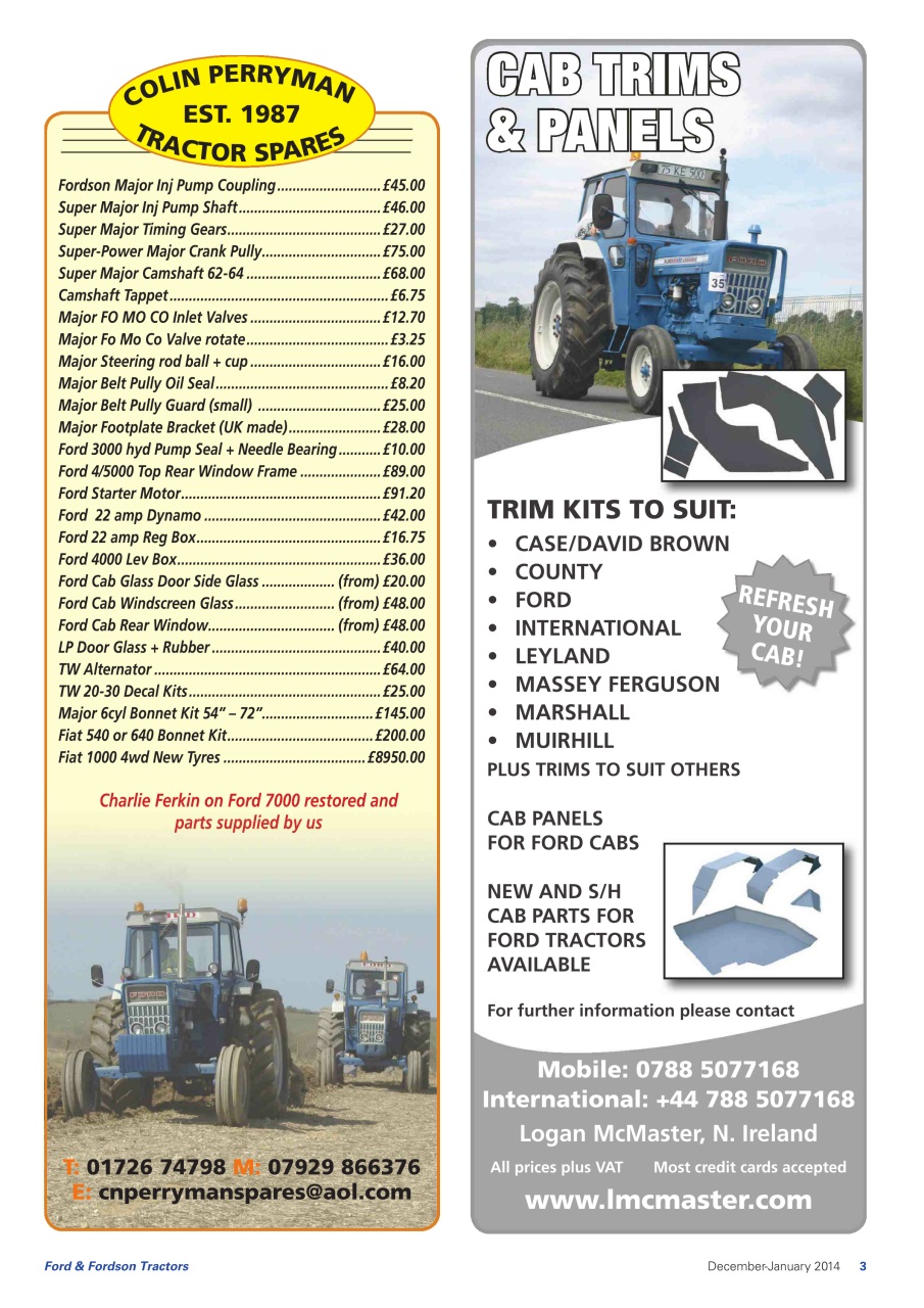 Ford & Fordson Preview Pages