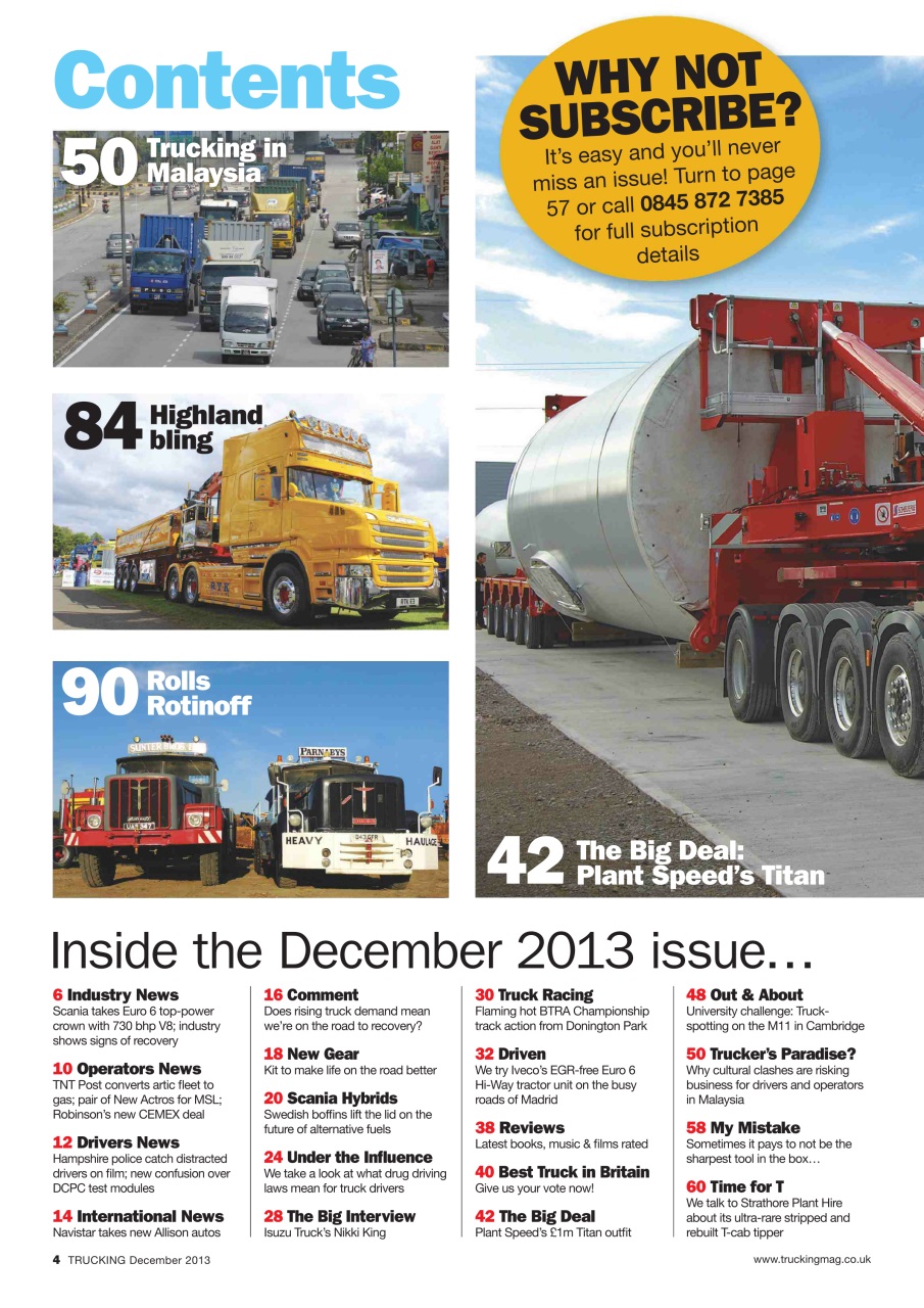 Trucking Magazine Preview Pages