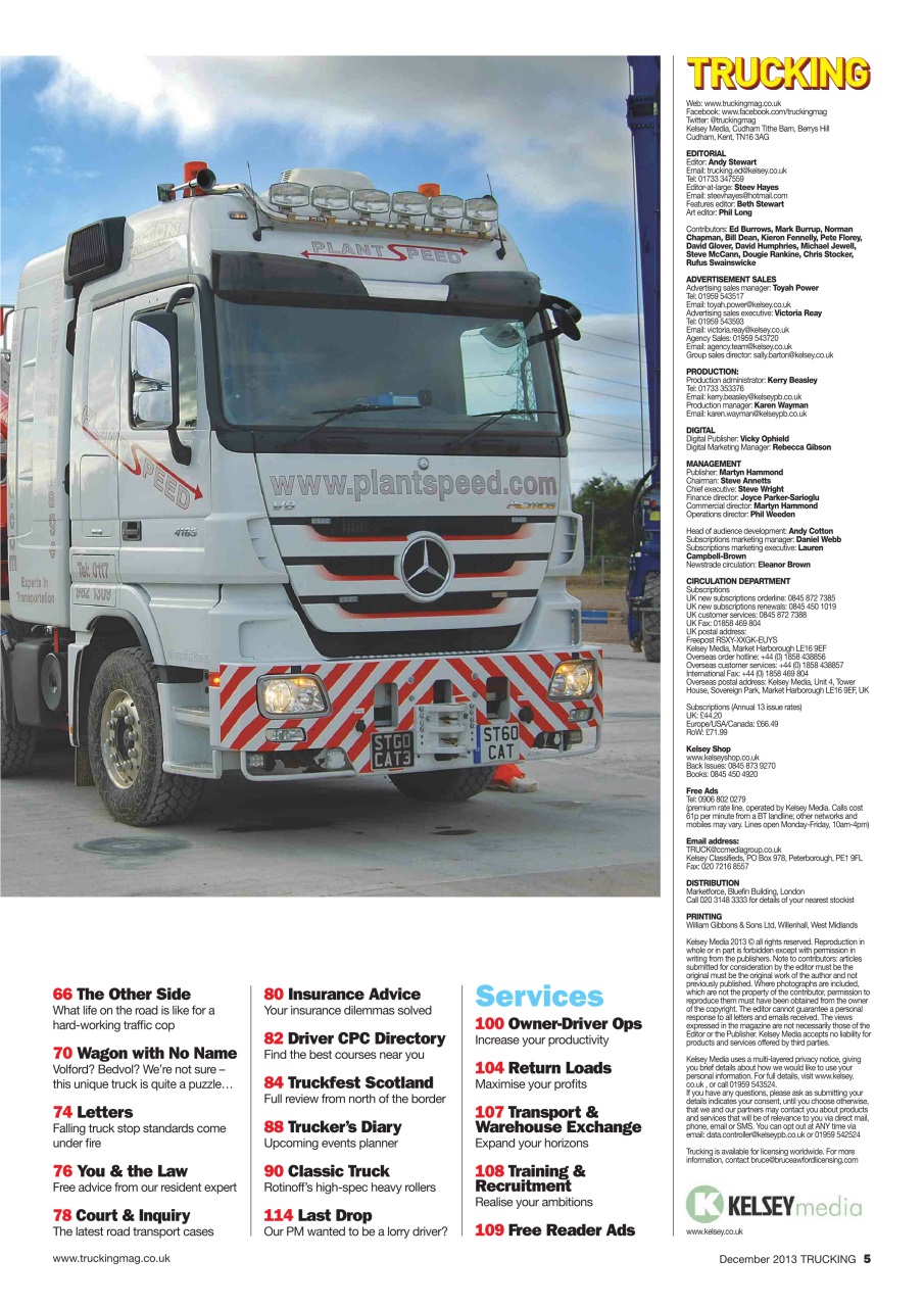 Trucking Magazine Preview Pages