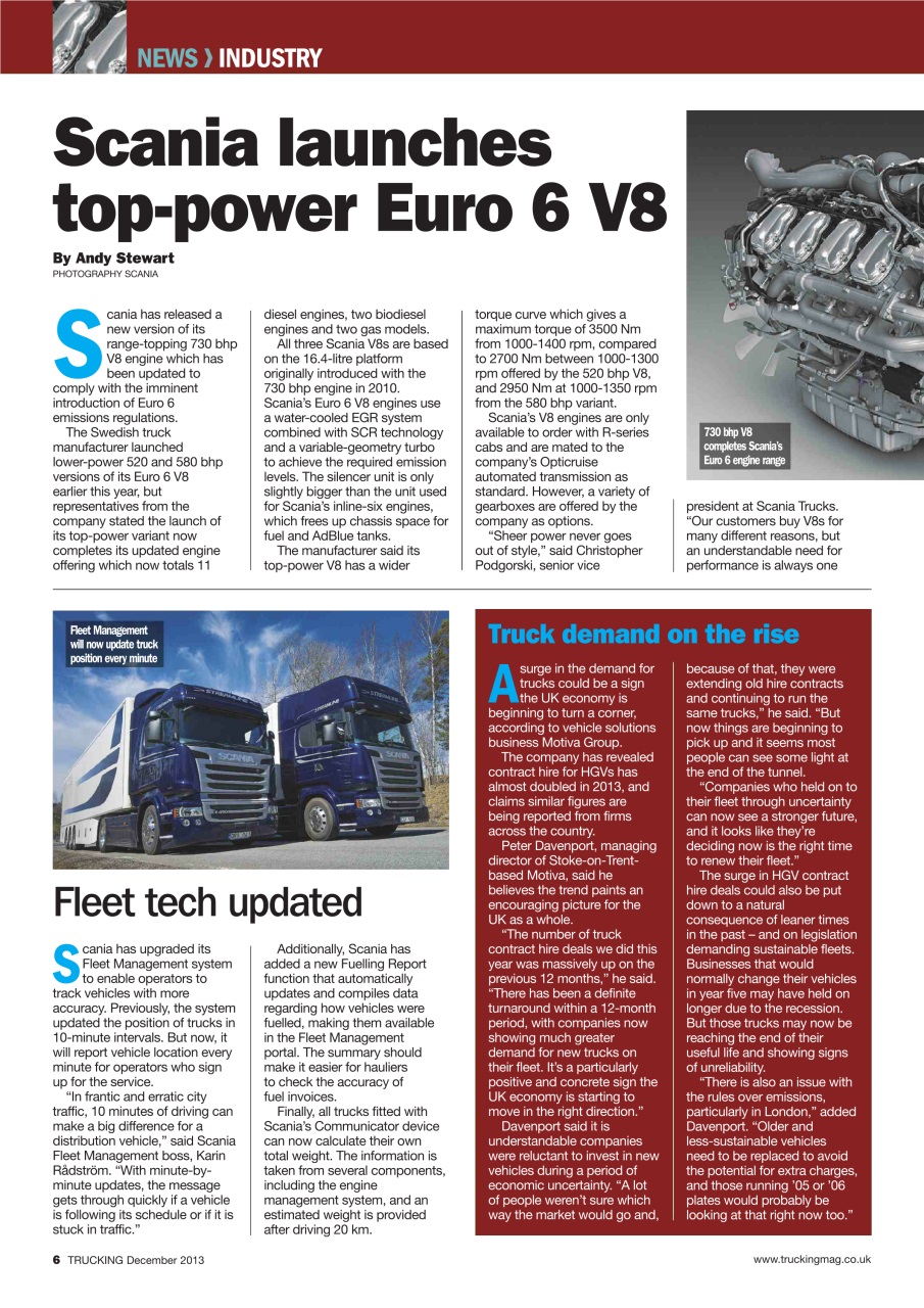 Trucking Magazine Preview Pages