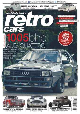 Retro Cars issue 1005bhp AUDI QUATTRO.