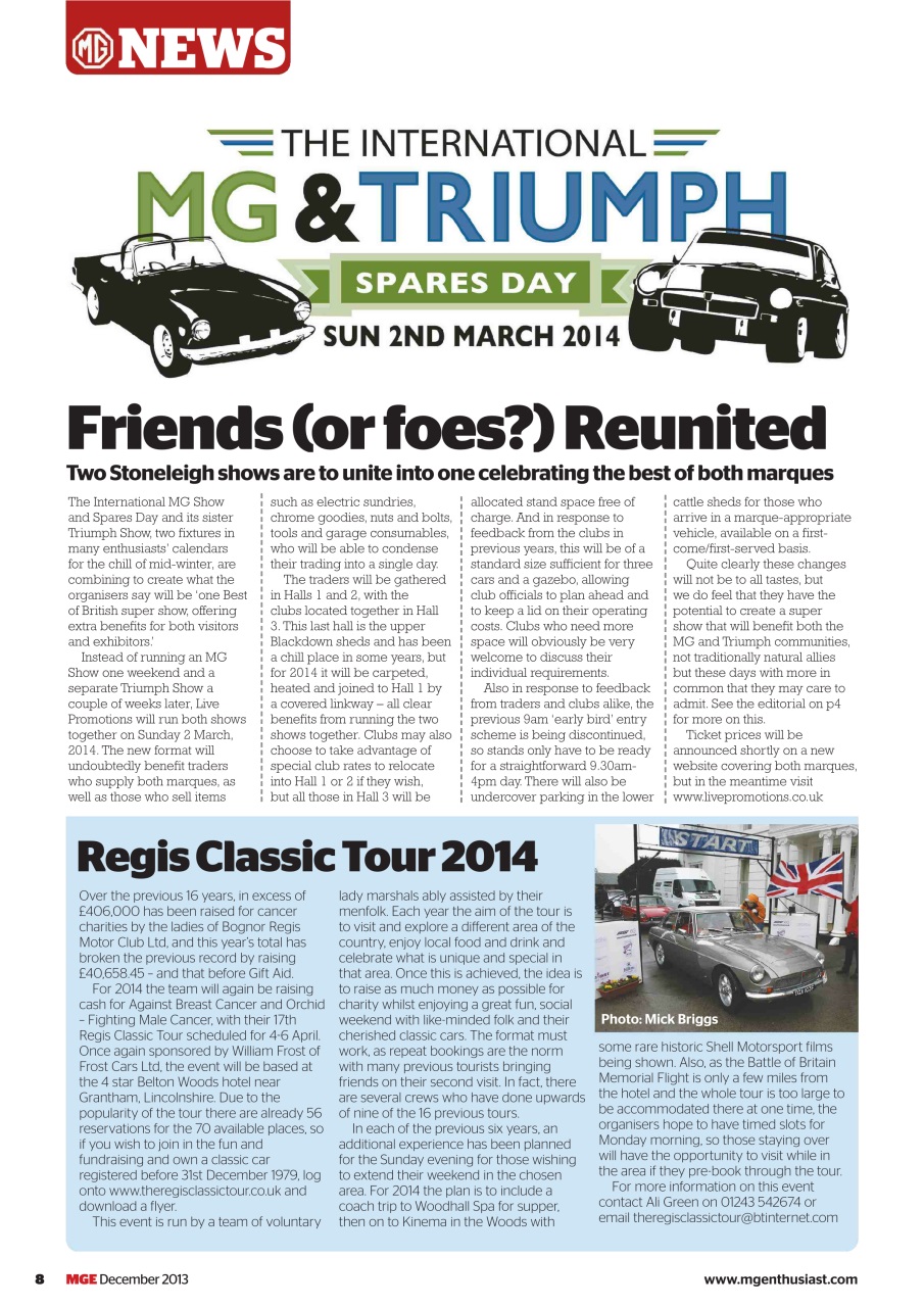 MG Enthusiast Preview Pages