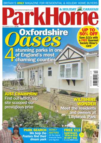 Park Home & Holiday Living issue Oxfordshire Oases
