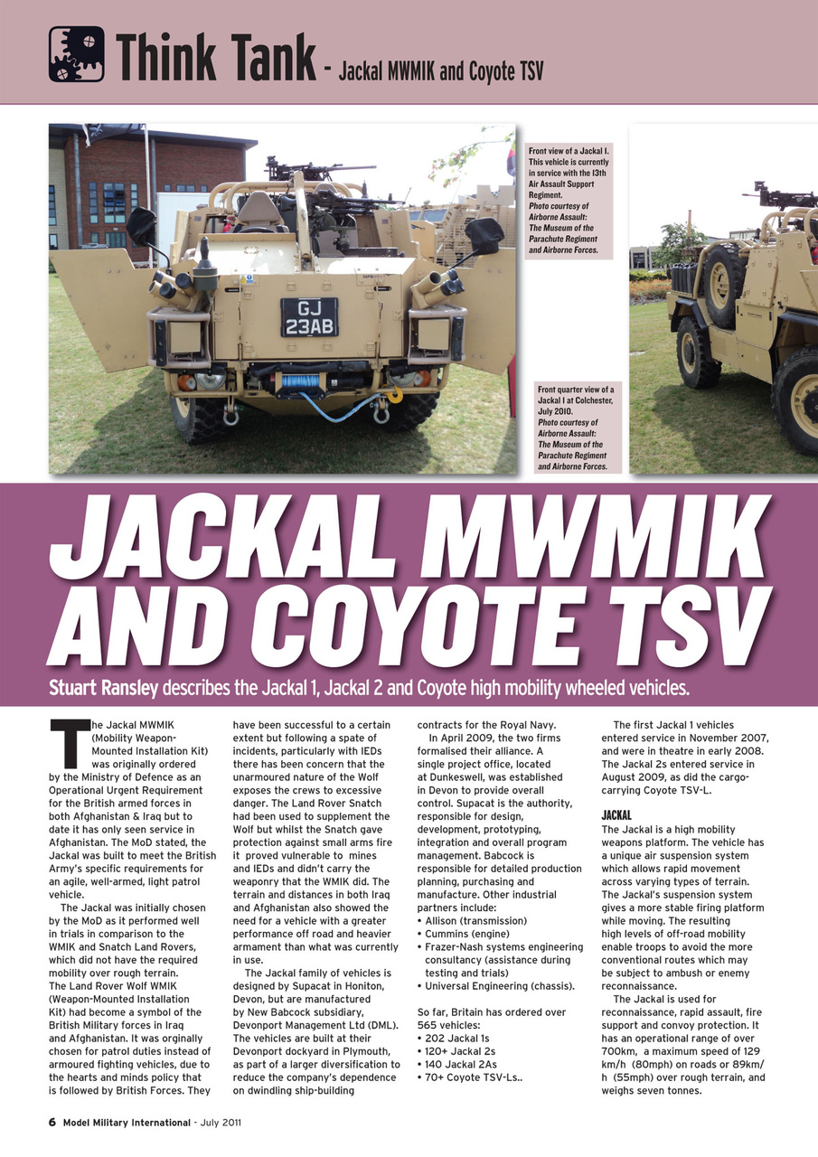 Model Military International Preview Pages